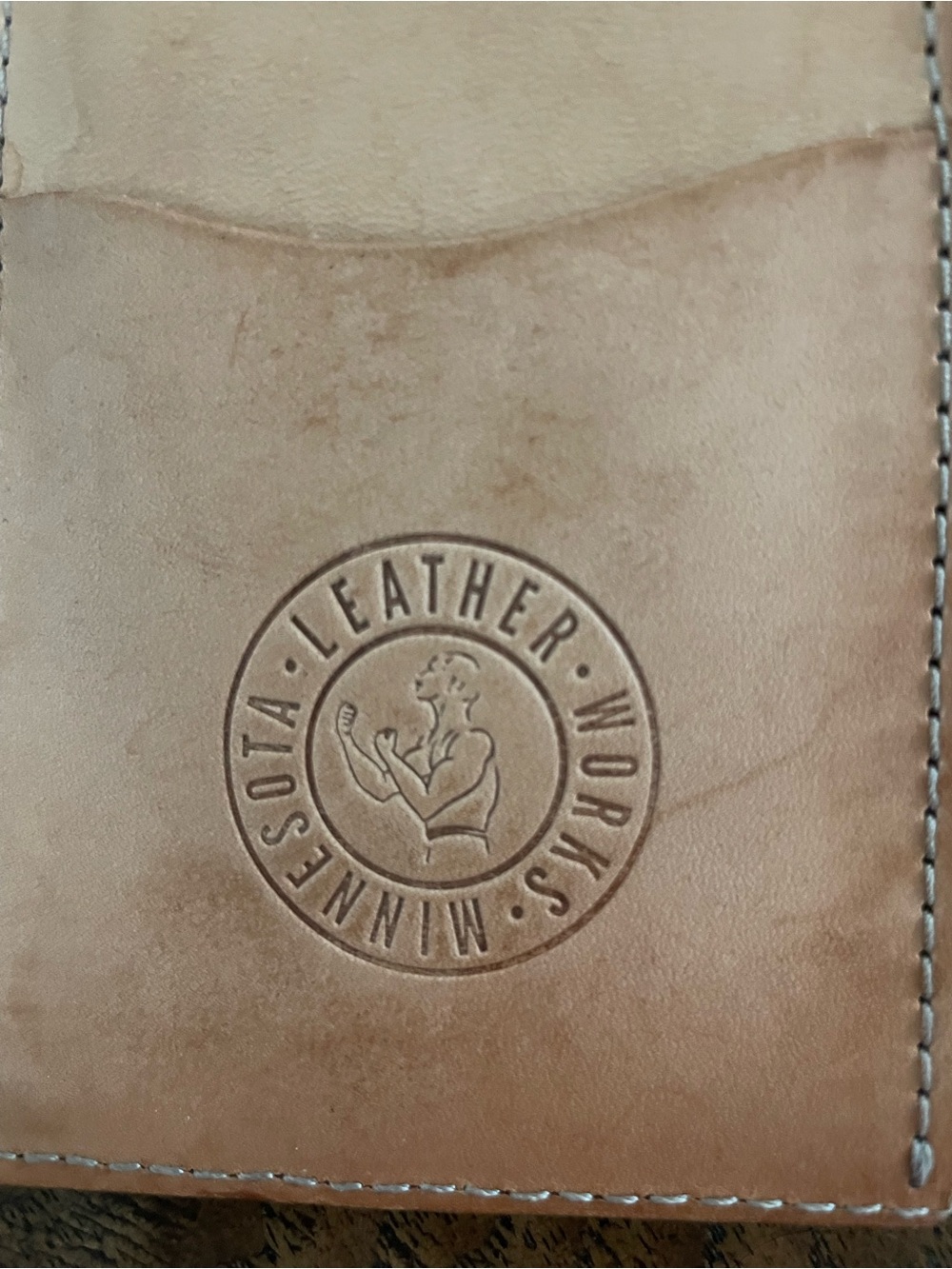 Women's Tan Leather Wallet - Stylish Continental Clutch - Picture 4 of 4